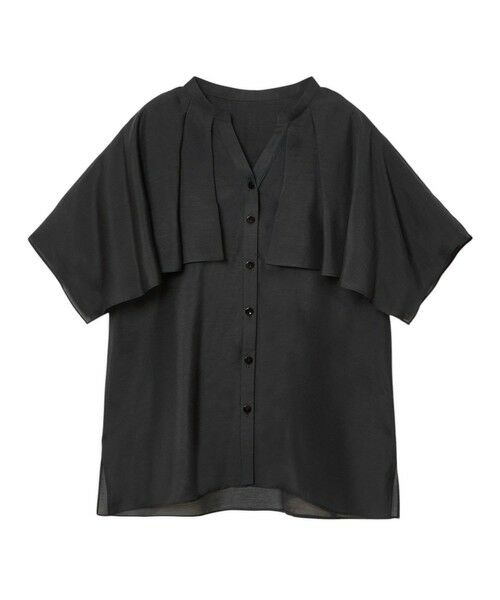 ANAYI / アナイ シャツ・ブラウス | スパンローンケープラッフルブラウス | 詳細28