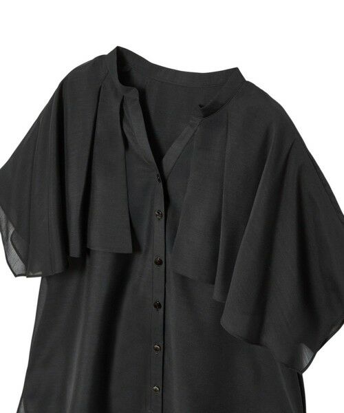 ANAYI / アナイ シャツ・ブラウス | スパンローンケープラッフルブラウス | 詳細30