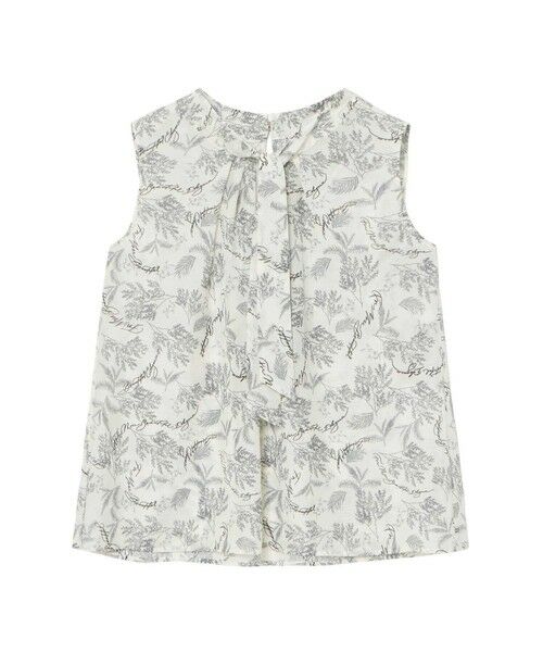 ANAYI / アナイ シャツ・ブラウス | 【セットアップ対応商品】リーフカリグラフィープリントタイ ブラウス | 詳細9