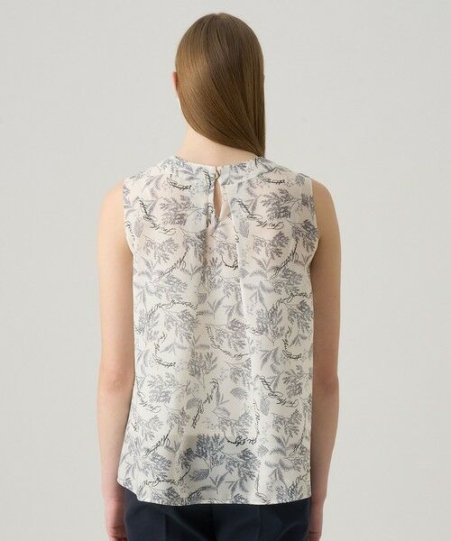 ANAYI / アナイ シャツ・ブラウス | 【セットアップ対応商品】リーフカリグラフィープリントタイ ブラウス | 詳細3