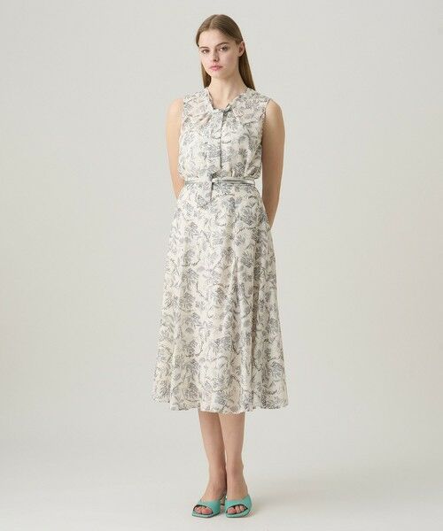 ANAYI / アナイ シャツ・ブラウス | 【セットアップ対応商品】リーフカリグラフィープリントタイ ブラウス | 詳細5