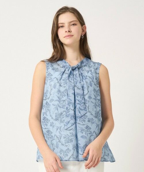 ANAYI / アナイ シャツ・ブラウス | 【セットアップ対応商品】リーフカリグラフィープリントタイ ブラウス | 詳細16