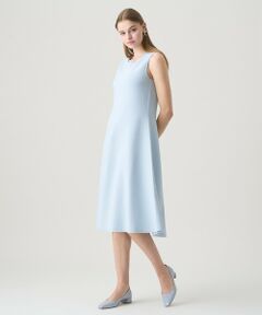 ANAYI / アナイ ミニ丈・ひざ丈ワンピース | ヴィスコースニットスムース ワンピース