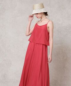 ANAYI / アナイ ミニ丈・ひざ丈ワンピース | シルクコットンローンキャミ ワンピース