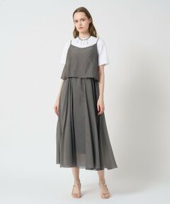 ANAYI / アナイ ミニ丈・ひざ丈ワンピース | シルクコットンローンキャミ ワンピース