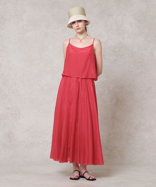 ANAYI / アナイ ミニ丈・ひざ丈ワンピース | シルクコットンローンキャミ ワンピース | 詳細3