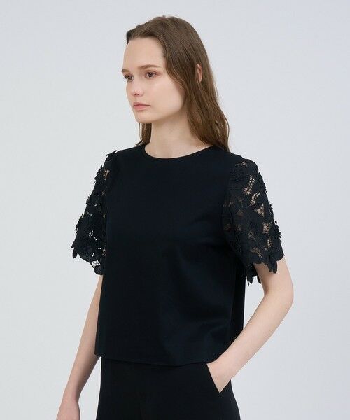 ANAYI / アナイ カットソー | コンパクトポンチスカラップ袖 プルオーバー | 詳細16