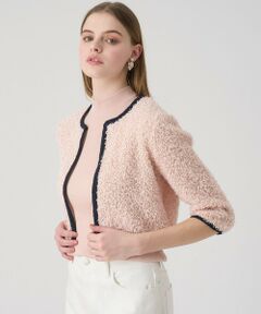 ANAYI / アナイ カーディガン・ボレロ | GIMAフェザーバイカラー カーディガン