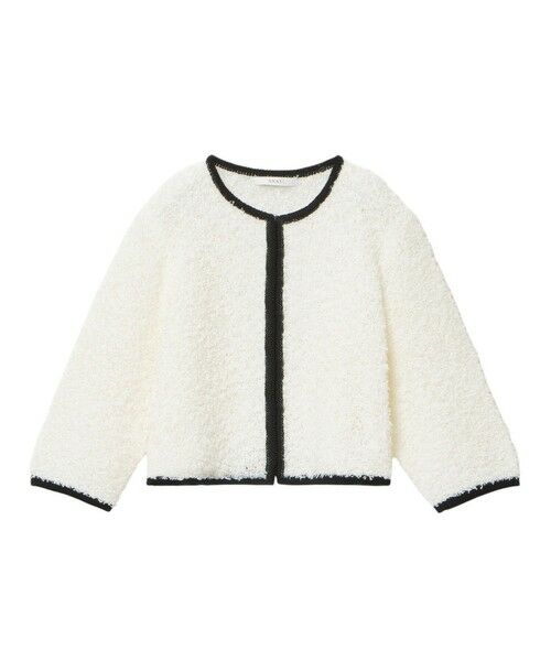 ANAYI / アナイ カーディガン・ボレロ | GIMAフェザーバイカラー カーディガン | 詳細11