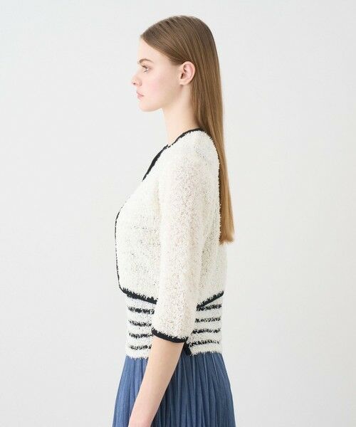 ANAYI / アナイ カーディガン・ボレロ | GIMAフェザーバイカラー カーディガン | 詳細2