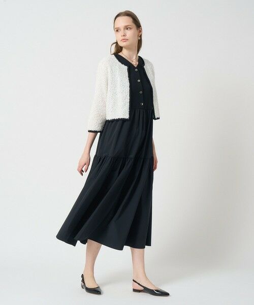 ANAYI / アナイ カーディガン・ボレロ | GIMAフェザーバイカラー カーディガン | 詳細6