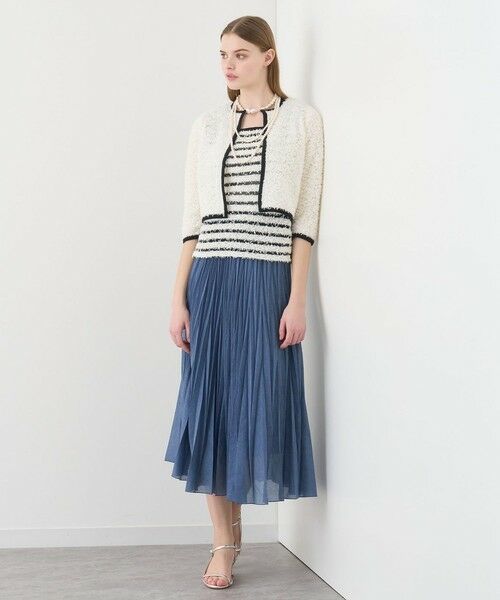 ANAYI / アナイ カーディガン・ボレロ | GIMAフェザーバイカラー カーディガン | 詳細7