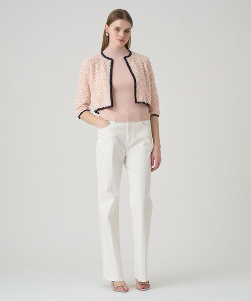 ANAYI / アナイ カーディガン・ボレロ | GIMAフェザーバイカラー カーディガン | 詳細12