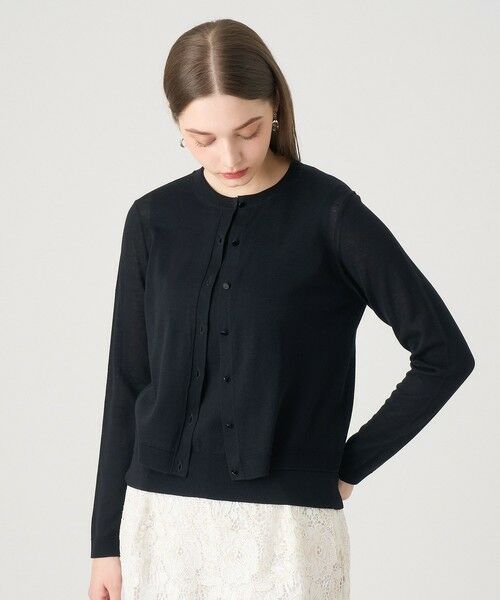 ANAYI / アナイ カーディガン・ボレロ | シルクコットンクルー カーディガン | 詳細11