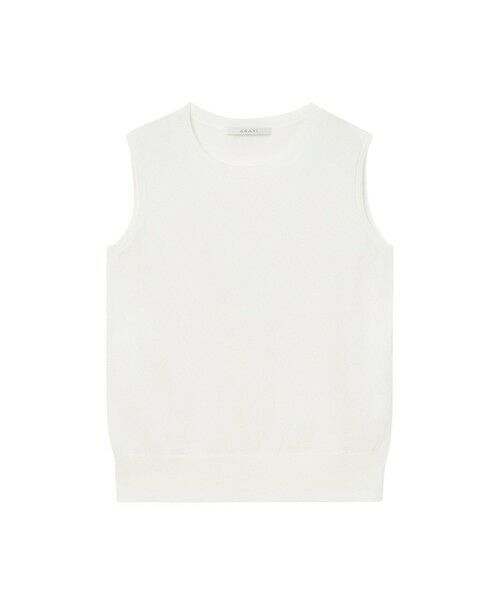 ANAYI / アナイ ニット・セーター | シルクコットンボックスノースリーブプルオーバー | 詳細6