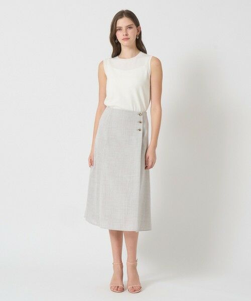 ANAYI / アナイ ニット・セーター | シルクコットンボックスノースリーブプルオーバー | 詳細3