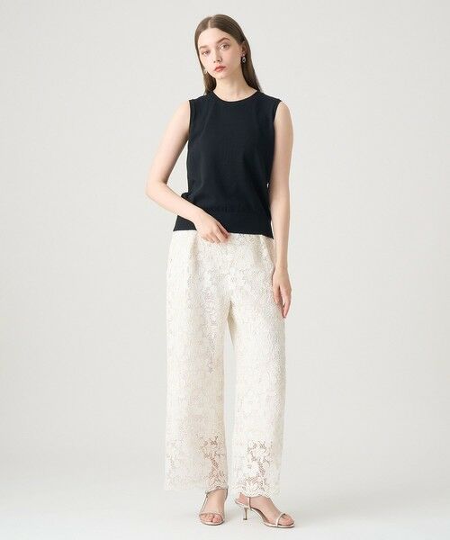 ANAYI / アナイ ニット・セーター | シルクコットンボックスノースリーブプルオーバー | 詳細13