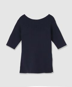 ANAYI / アナイ ニット・セーター | コットンナイロンツイストネック プルオーバー