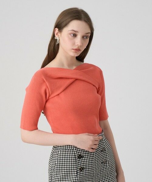 ANAYI / アナイ ニット・セーター | コットンナイロンツイストネック プルオーバー | 詳細11