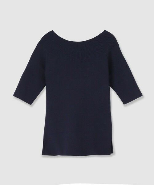 ANAYI / アナイ ニット・セーター | コットンナイロンツイストネック プルオーバー（navy (65)）