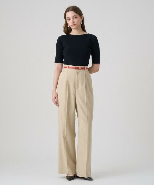 ANAYI / アナイ ニット・セーター | コットンナイロンツイストネック プルオーバー | 詳細20