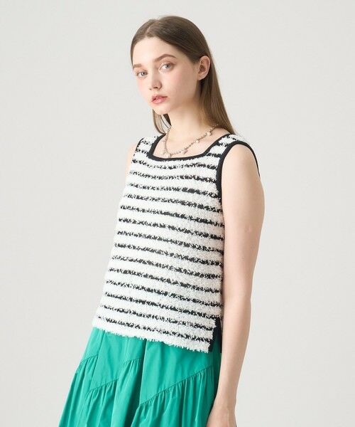 ANAYI / アナイ ニット・セーター | GIMAフェザーボーダータンクトップ | 詳細4