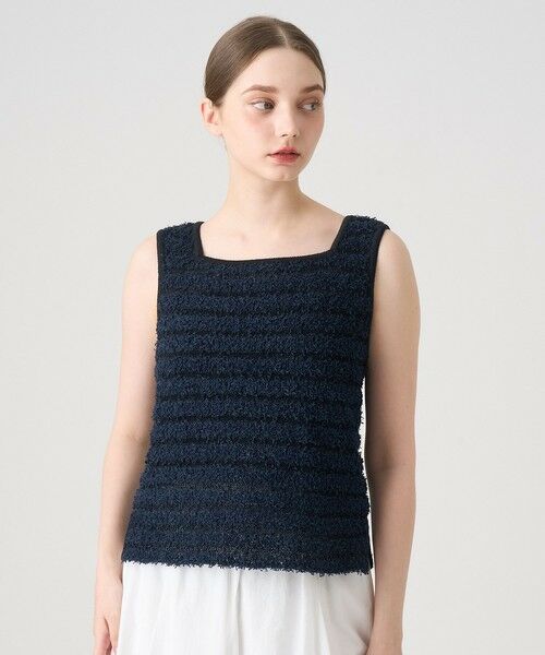 ANAYI / アナイ ニット・セーター | GIMAフェザーボーダータンクトップ | 詳細15