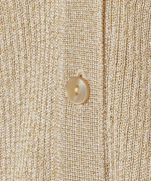 ANAYI / アナイ カーディガン・ボレロ | ラメリブVネック カーディガン | 詳細8