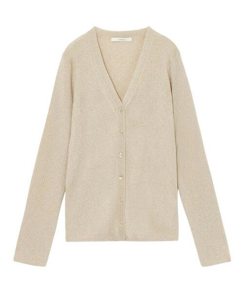 ANAYI / アナイ カーディガン・ボレロ | ラメリブVネック カーディガン | 詳細4
