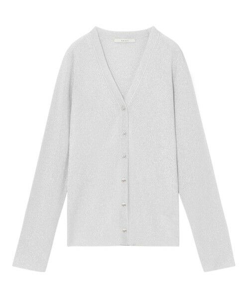 ANAYI / アナイ カーディガン・ボレロ | ラメリブVネック カーディガン | 詳細14