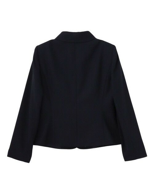 ANAYI 美品　黒ツイードジャケット セットアップ対応商品】ネイビーツイードクルージャケット|ANAYI