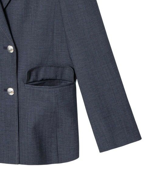 ANAYI / アナイ テーラードジャケット | 【セットアップ対応商品】オックスストレッチダブルジャケット | 詳細13