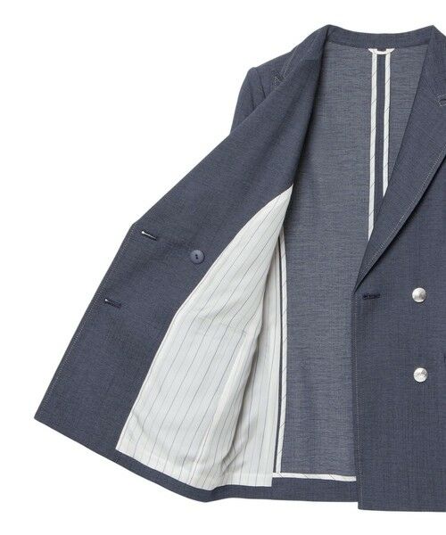 ANAYI / アナイ テーラードジャケット | 【セットアップ対応商品】オックスストレッチダブルジャケット | 詳細17