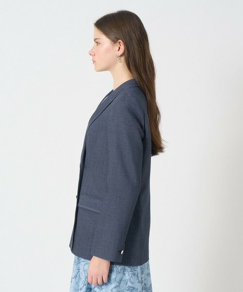 ANAYI / アナイ テーラードジャケット | 【セットアップ対応商品】オックスストレッチダブルジャケット | 詳細2