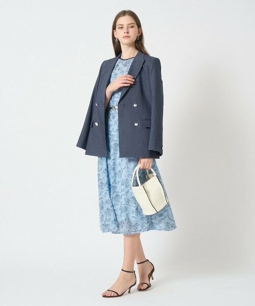 ANAYI / アナイ テーラードジャケット | 【セットアップ対応商品】オックスストレッチダブルジャケット | 詳細8