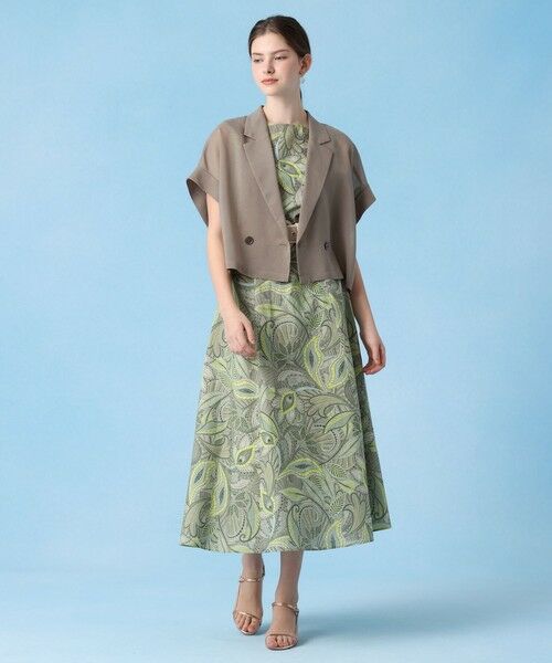 ANAYI / アナイ テーラードジャケット | シアーオーガンフレンチスリーブ ジャケット | 詳細1