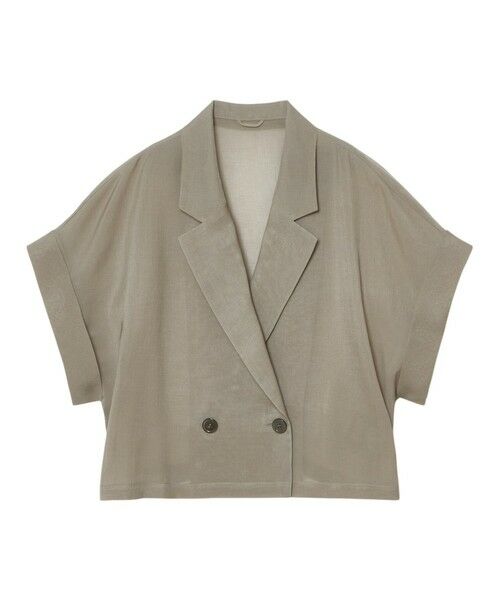 ANAYI / アナイ テーラードジャケット | シアーオーガンフレンチスリーブ ジャケット | 詳細3