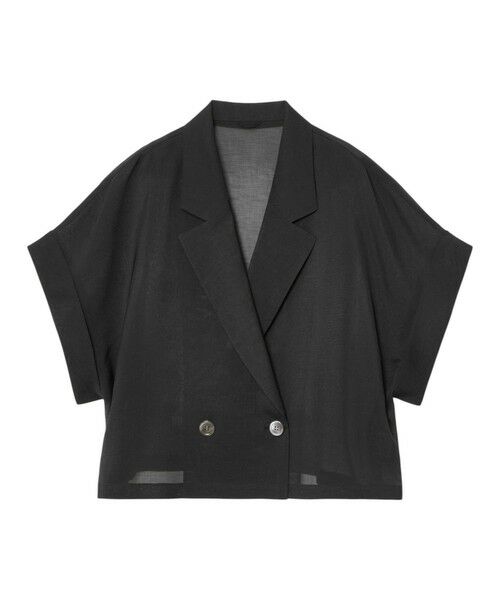 ANAYI / アナイ テーラードジャケット | シアーオーガンフレンチスリーブ ジャケット | 詳細14