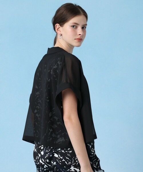 ANAYI / アナイ テーラードジャケット | シアーオーガンフレンチスリーブ ジャケット | 詳細10