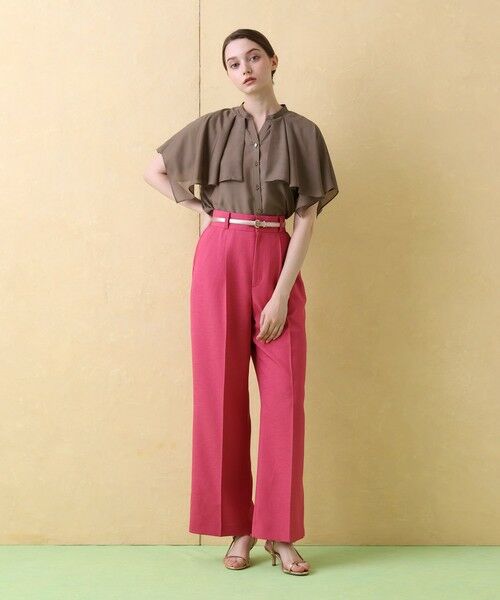 ANAYI / アナイ その他パンツ | リネンライクオックスワイドパンツ | 詳細2
