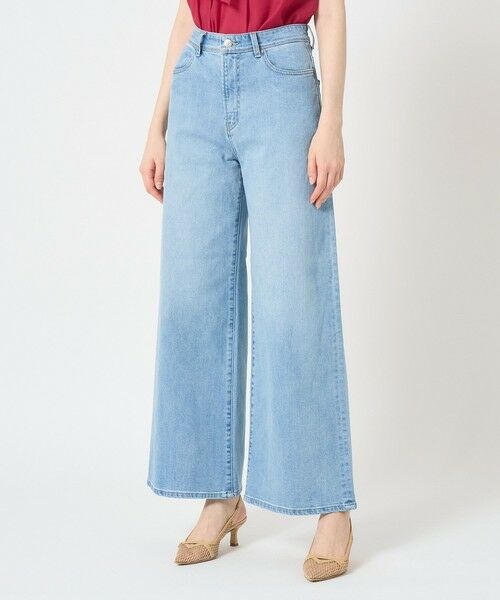 ANAYI/アナイ ストレッチデニムワイドパンツ blue (61) 36 ANAYI/アナイ ストレッチデニムワイドパンツ blue (61) 36