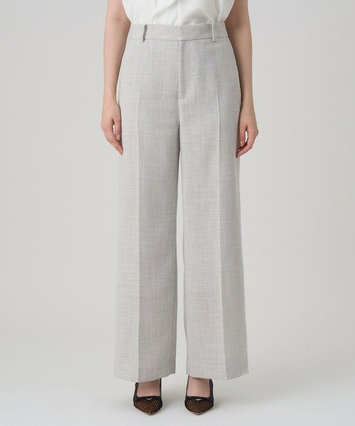 ANAYI / アナイ チノ・ワークパンツ | 【セットアップ対応商品】カラミリネンライクワイドパンツ | 詳細8