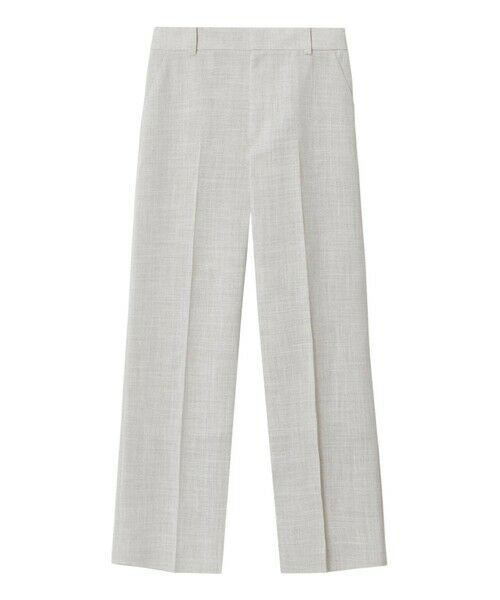 ANAI アナイ　パンツ　ホワイト セットアップ対応商品】カラミリネンライクワイドパンツ （チノ