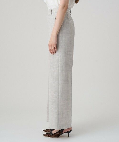 ANAYI / アナイ チノ・ワークパンツ | 【セットアップ対応商品】カラミリネンライクワイドパンツ | 詳細9