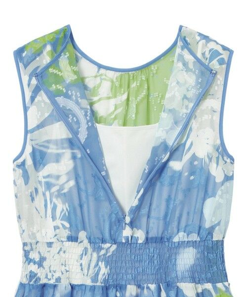 ANAYI / アナイ ミニ丈・ひざ丈ワンピース | シャドウフラワーシャーリング ワンピース | 詳細15