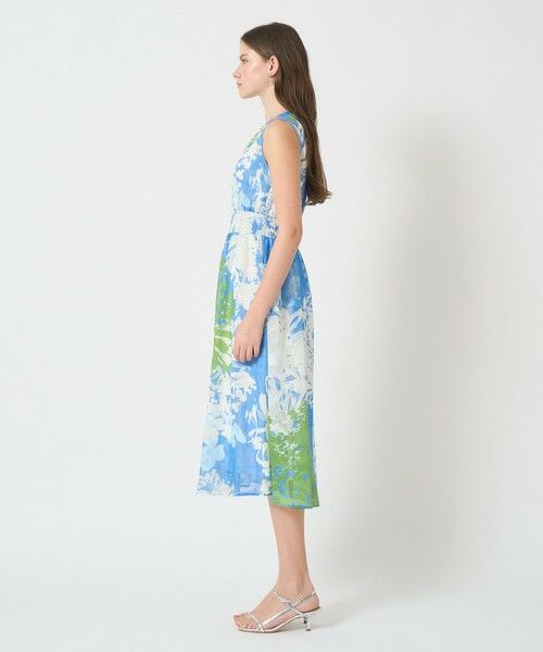 ANAYI / アナイ ミニ丈・ひざ丈ワンピース | シャドウフラワーシャーリング ワンピース | 詳細2