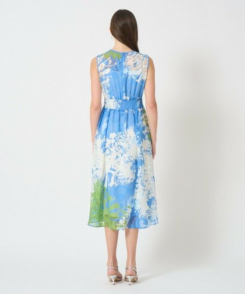 ANAYI / アナイ ミニ丈・ひざ丈ワンピース | シャドウフラワーシャーリング ワンピース | 詳細3