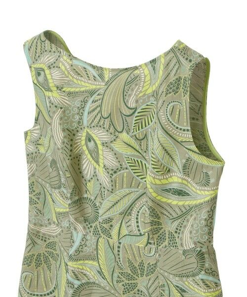 ANAYI / アナイ ドレス | リーフプリントボートネック ワンピース | 詳細11