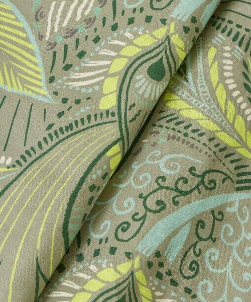 ANAYI / アナイ ドレス | リーフプリントボートネック ワンピース | 詳細15