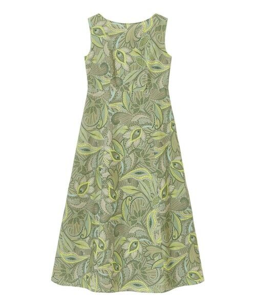 ANAYI / アナイ ドレス | リーフプリントボートネック ワンピース | 詳細9